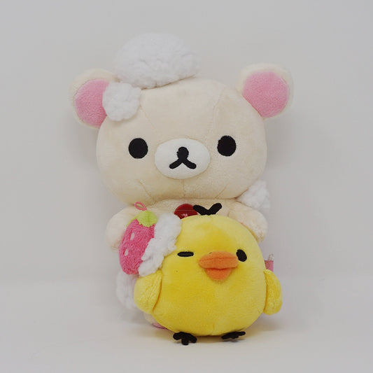 2012 Korilakkuma with Kiiroitori Plush - Heart Bath Time - Rilakkuma - San-X